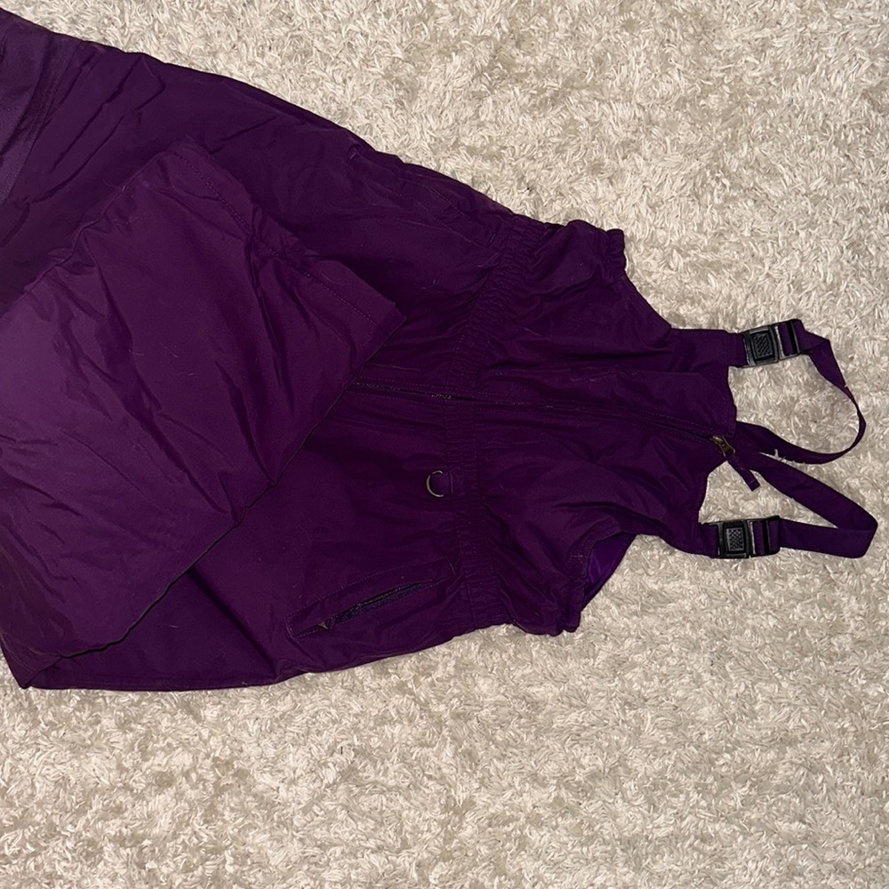 PURPLE SNOW BIB